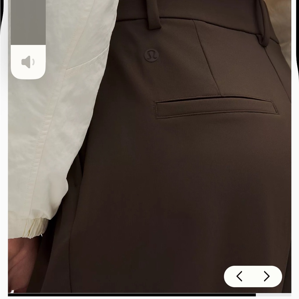 Lululemon Daydrift High-Rise Wide-Leg Trouser size XXS walnut crunch Athleisure - Picture 15 of 16